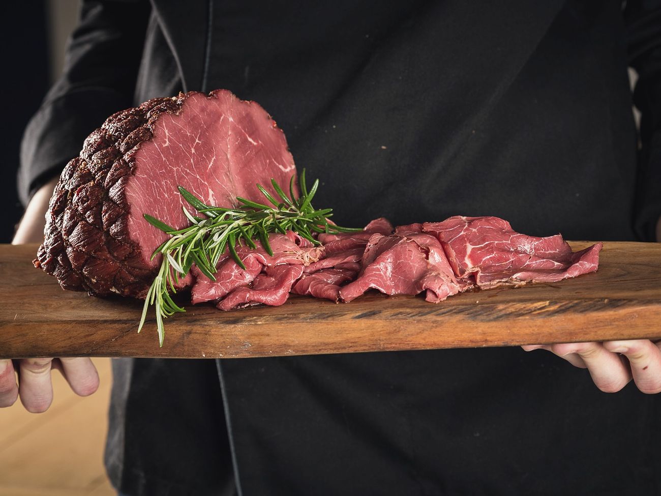 Carpaccio di Bufala Fratelli Billo su tagliere