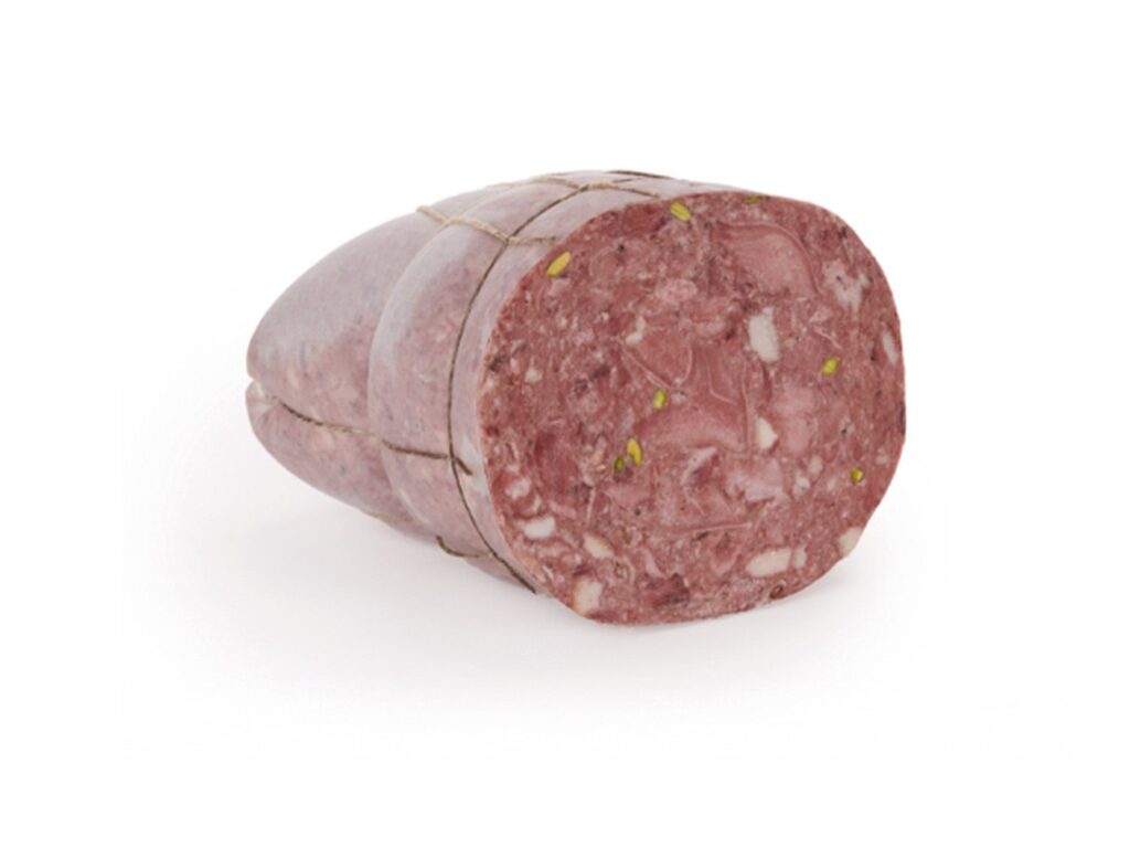Coppa di testa Fratelli Billo tagliata, con pistacchi