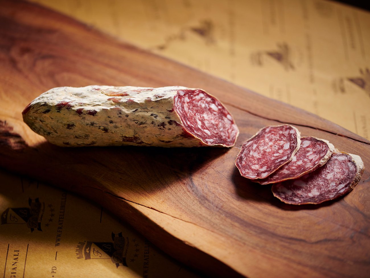 Salame di Bufala Fratelli Billo impiattato