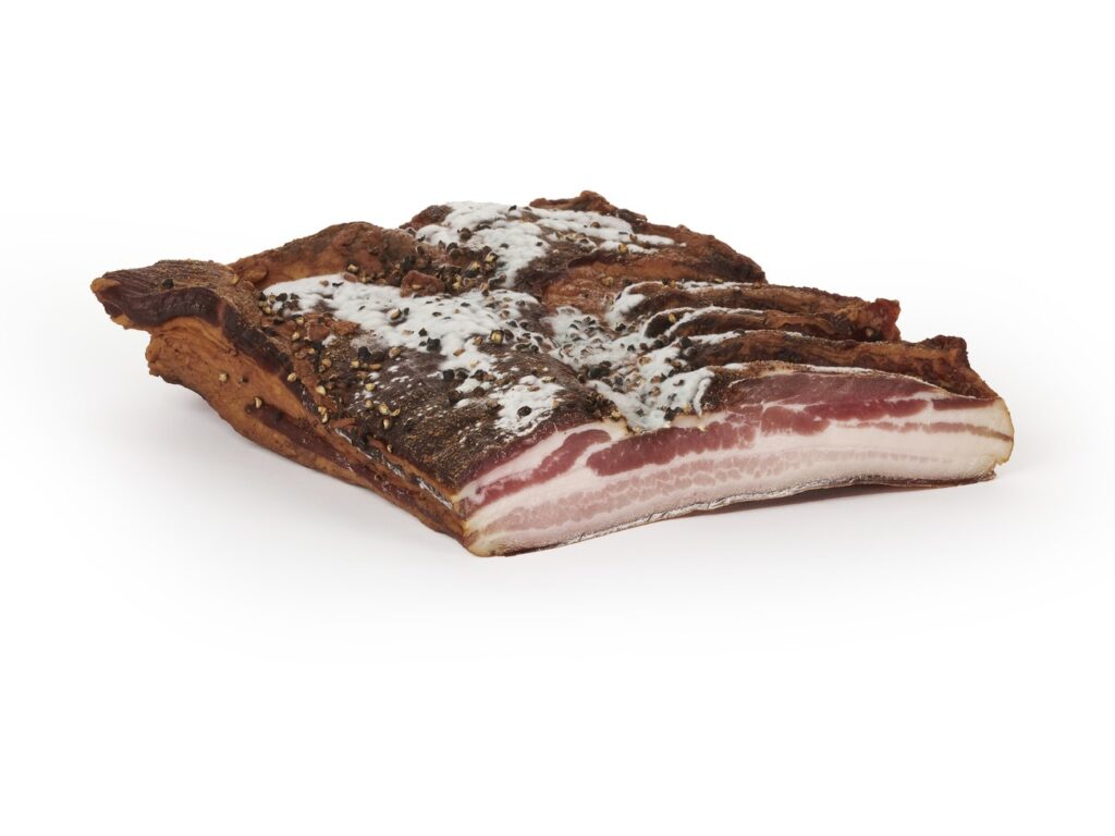 Pancetta affumicata nostrana Fratelli Billo tagliata
