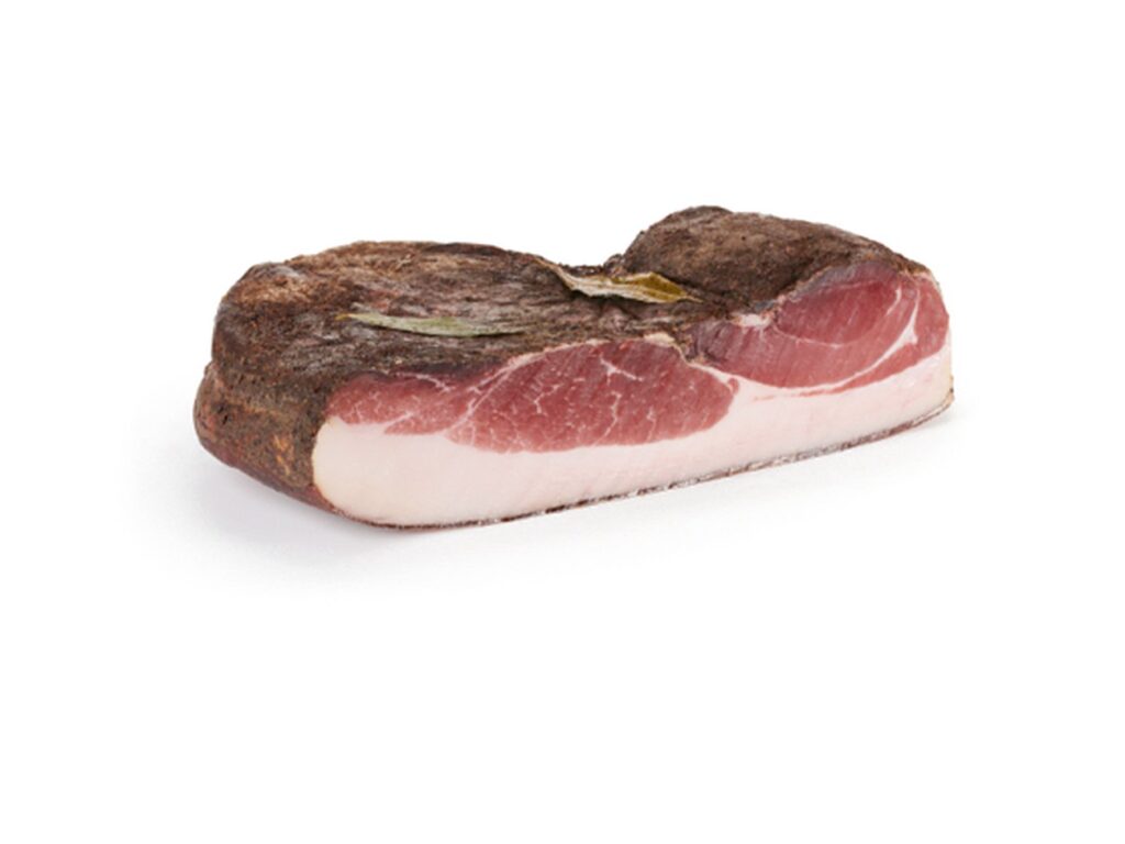 Speck agriturismo Fratelli Billo tagliato